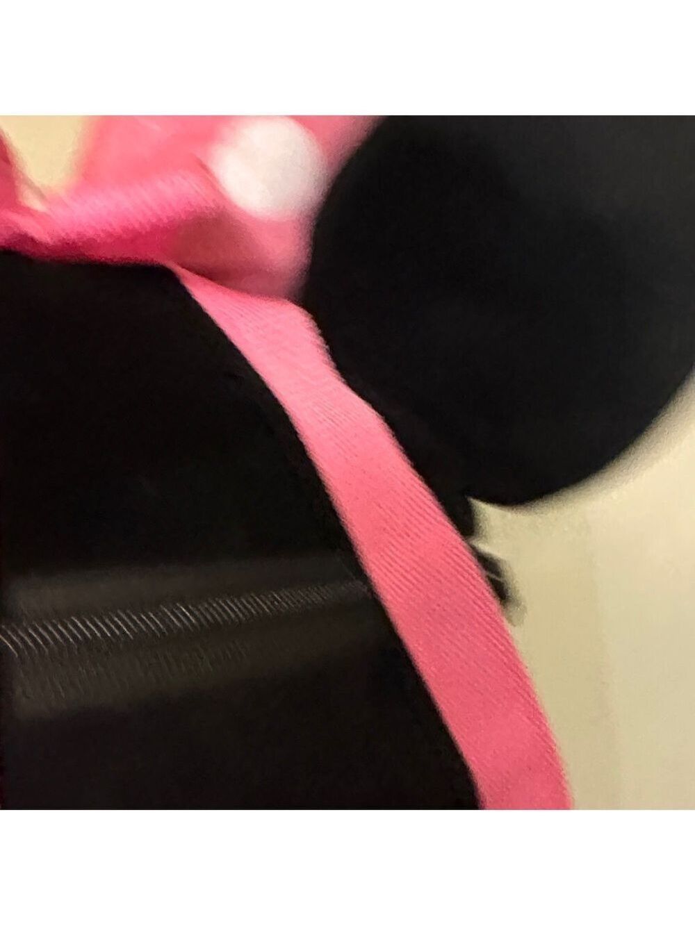 Disney Minnie Mouse Pink and Black Kids Backpack - Picture 7 of 10